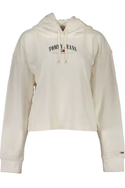 Tommy Hilfiger White Cotton Sweater In Neutral