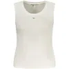 Tommy Hilfiger White Cotton Tank Top In White