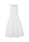 Tommy Hilfiger White Dress For Girl With Flag In White