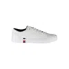Tommy Hilfiger Eco-chic White Sneakers With Contrasting Accents