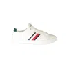 Tommy Hilfiger White Leather Men Sneaker In White