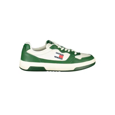 TOMMY HILFIGER WHITE LEATHER MEN SNEAKER
