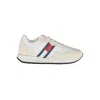 Tommy Hilfiger White Leather Men Sneaker In Neutral