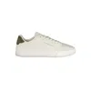 Tommy Hilfiger White Leather Men Sneaker In White