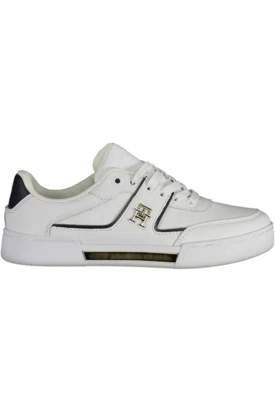 Tommy Hilfiger Eco-friendly Chic White Sneakers