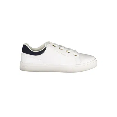 Tommy Hilfiger White Leather Women Sneaker In Multi