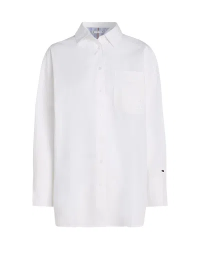 Tommy Hilfiger Long-sleeved Shirt In White