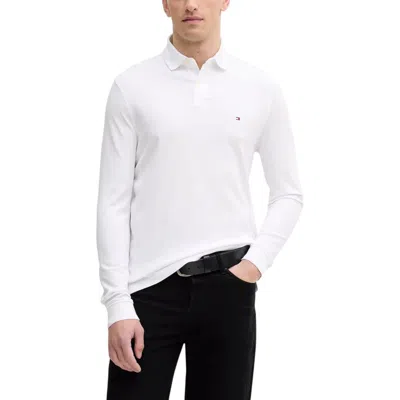 Tommy Hilfiger White Organic Cotton Long Sleeve T-shirt