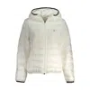 Tommy Hilfiger Elegant White Hooded Jacket With Contrast Details In White