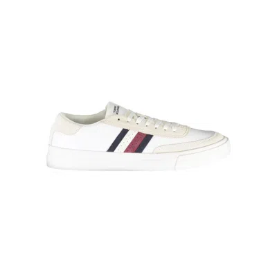 TOMMY HILFIGER WHITE POLYESTER SNEAKER