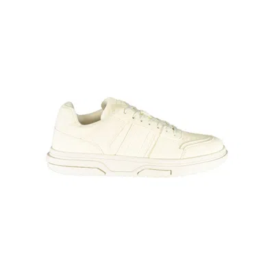 TOMMY HILFIGER WHITE POLYESTER SNEAKER