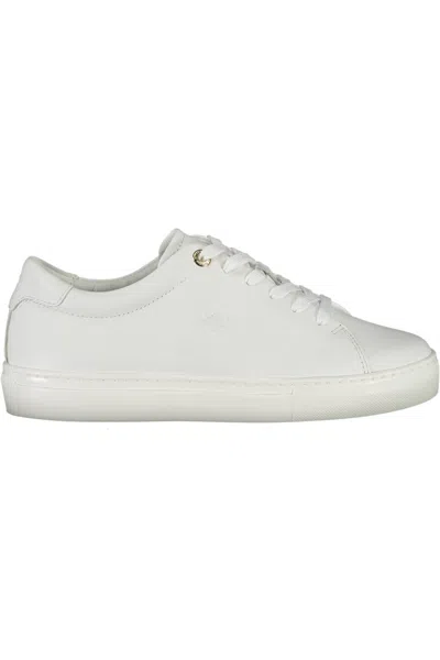 TOMMY HILFIGER WHITE POLYESTER SNEAKER