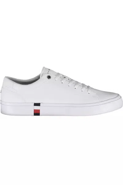 Tommy Hilfiger White Polyester Sneaker