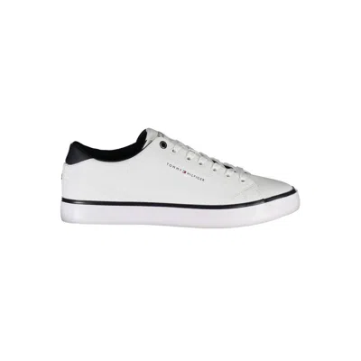 Tommy Hilfiger Logo-detailed Sneakers In White