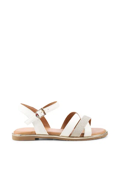Tommy Hilfiger Kids' White Sandals For Girl