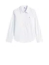 Tommy Hilfiger Striped Long-sleeve Shirt In White