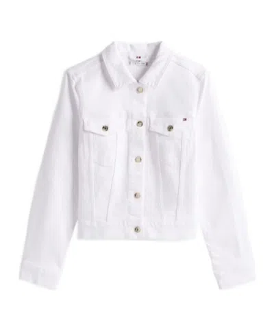Tommy Hilfiger White Slim Denim Jacket