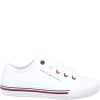 TOMMY HILFIGER WHITE SNEAKERS FOR KIDS WITH LOGO