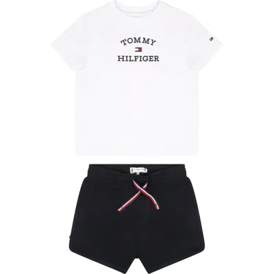 Tommy Hilfiger Babies' White Suit For Boy With Logo