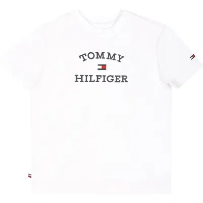 Tommy Hilfiger White T-shirt For Baby Boy With Logo