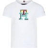 TOMMY HILFIGER WHITE T-SHIRT FOR BOY WUTH LOGO