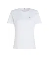 TOMMY HILFIGER WHITE T-SHIRT WITH MINI LOGO