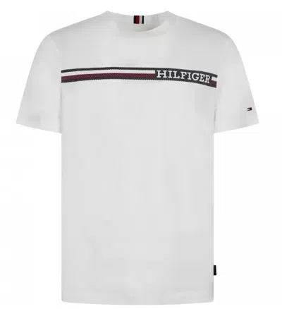 Tommy Hilfiger White Transitional Cotton T-shirts And Polos