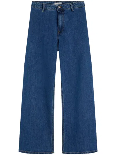 Tommy Hilfiger Wide Leg Rian Hw Ankle In Blue