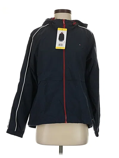 Pre-owned Tommy Hilfiger Windbreaker Jacket In Blue