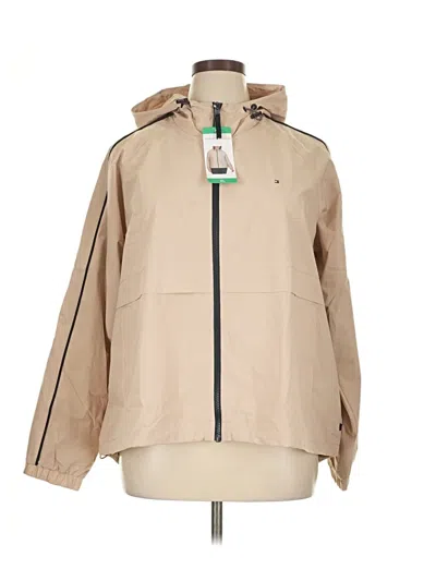 Tommy Hilfiger Windbreaker Jacket In Tan