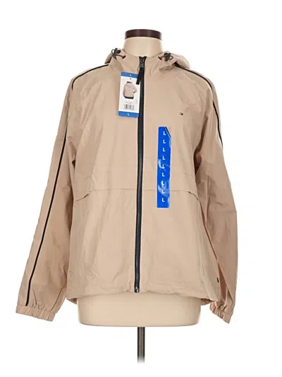 Tommy Hilfiger Windbreaker Jacket In Tan