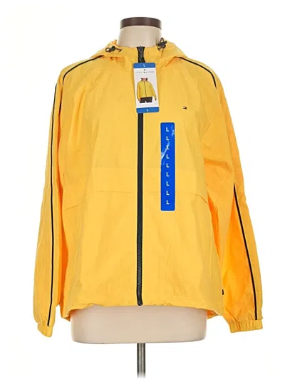 Tommy Hilfiger Windbreaker Jacket In Yellow