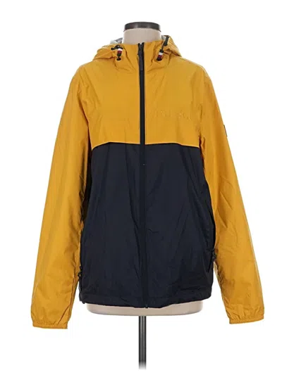 Pre-owned Tommy Hilfiger Windbreaker Jacket In Yellow