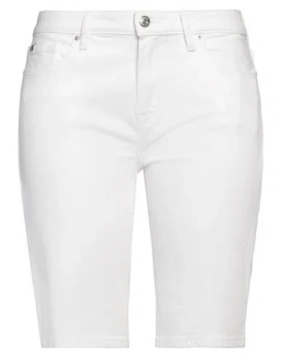 Tommy Hilfiger Woman Shorts & Bermuda Shorts White Size 29 Cotton, Elastane