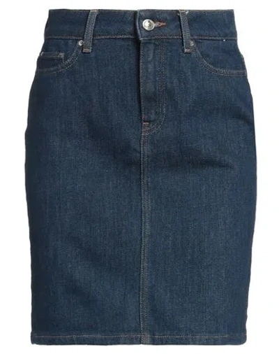 Tommy Hilfiger Woman Denim Skirt Blue Size 34 Cotton, Polyester