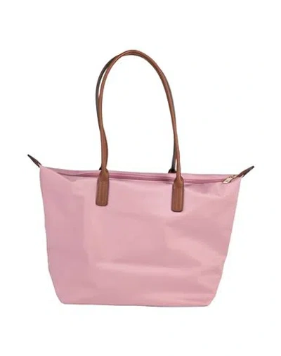 Tommy Hilfiger Woman Handbag Antique Rose Size - Recycled Nylon, Cow Leather In Pink