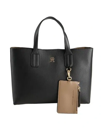 Tommy Hilfiger Woman Handbag Black Size - Polyurethane