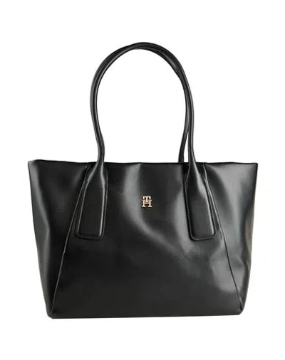 Tommy Hilfiger Woman Handbag Black Size - Polyurethane