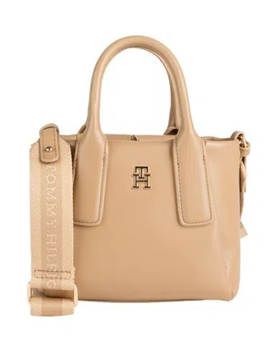 Tommy Hilfiger Woman Handbag Camel Size - Polyurethane In Sand