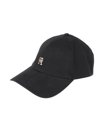Tommy Hilfiger Woman Hat Black Size Onesize Cotton