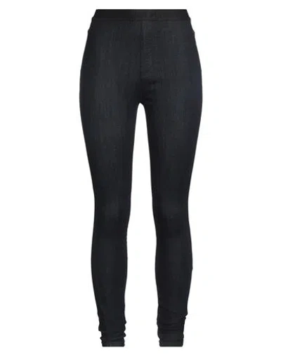 Tommy Hilfiger Woman Jeans Blue Size 26w-30l Viscose, Cotton, Lyocell, Elastomultiester, Elastane In Black