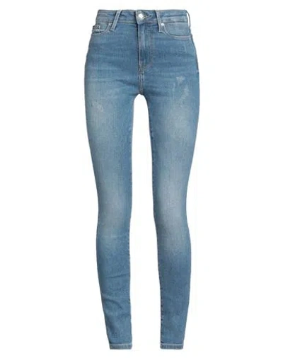 Tommy Hilfiger Woman Jeans Blue Size 31w-30l Cotton, Polyester, Elastane