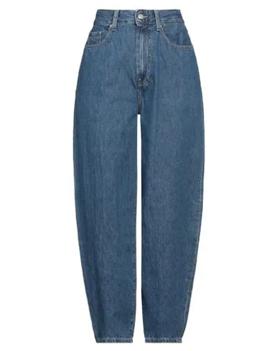 Tommy Hilfiger Woman Jeans Blue Size 32w-30l Cotton, Re-used Cotton