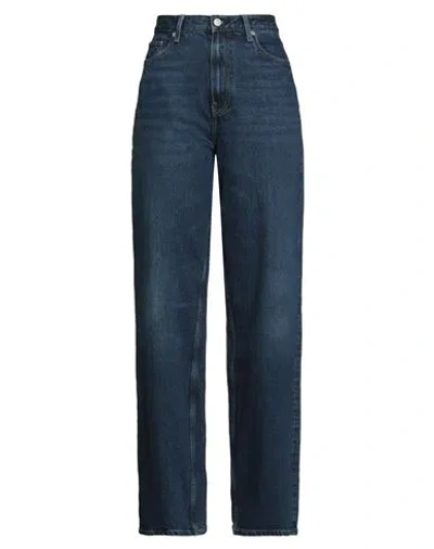 Tommy Hilfiger Woman Jeans Blue Size 32w-34l Cotton, Lyocell, Elastane