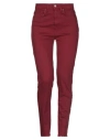 Tommy Hilfiger Th Flex Waverly Sateen Skinny Pants In Red