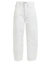 Tommy Hilfiger Woman Jeans White Size 27w-30l Cotton