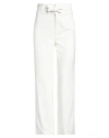 Tommy Hilfiger Woman Jeans White Size 27w-30l Cotton, Polyester In White