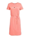 Tommy Hilfiger Woman Midi Dress Salmon Pink Size Xs Cotton In Salmon Pink