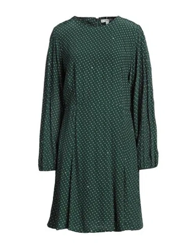 Tommy Hilfiger Woman Mini Dress Green Size 6 Viscose