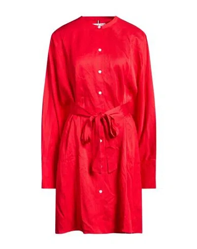 Tommy Hilfiger Woman Mini Dress Red Size 10 Viscose